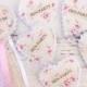 Hen Party Badge Set - Shabby Chic Vintage Hen Party - Floral Fabric Badges - Rosette Heart Set