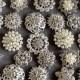 10 Large Assorted Rhinestone Button Brooch Embellishment Pearl Crystal Button Wedding Brooch Bouquet Cake Hair Comb DIY KWBT165