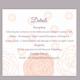 DIY Wedding Details Card Template Editable Word File Download Printable Details Card Peach Pink Details Card Floral Information Cards