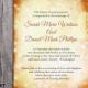 DIY Rustic Wedding Invitation Template Editable Word File Download Printable Invitation Gold Wedding Invitation Yellow invitation