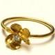 Delicate Flower - Gold Ring - 18K Solid Gold Ring - Diamond Ring - Seed Collection - Free Shipping!!! .