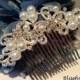 Pearl Wedding Comb, Bridal Hair Comb, Crystal Pearl Comb, Wedding Hair Comb, Pearl Comb for Bride
