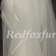 wedding veil Ivory bridal veils Two Tier Elbow Length sheer pencil edge pearl veil