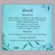 DIY Rustic Wedding Details Card Template Editable Word File Download Printable Vintage Turquoise Blue Details Card Leaf Enclosure Card