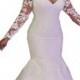Sweetheart Long Sleeves Lace Mermaid Wedding Dress
