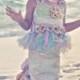 OCEAN'S SECRET MERMAID Costume-Dress Up, Portraits, Birthday, Pageant, Halloween-Little Girls (sizes 2-8) - New