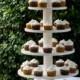 Cupcake Stand. White and Elegant,  Holds 100