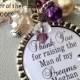PERSONALIZED Mother of the Groom gift- thank you for raising man of my dreams, amazing man, blessed to be his wife, thank you gift PURPLE