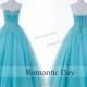 2015 New Charming Blue/Aqua Beaded Prom Gowns Vintage Quinceanera Dresses Plus Size Princess Ball Gown Long For 15 Years Party 0397