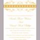 DIY Wedding Invitation Template Editable Word File Instant Download Printable Invitation Floral Wedding Invitation Elegant Gold Invitations