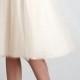 Designer Trade Women's Fashion Wedding Bridesmaid Bridal Ivory Lined Tulle Tutu Knee Length Skirt Custom Made to Order in the USA