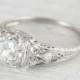 1.95 Carat Art Deco Engagement Ring 