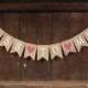 Miss to Mrs Banner, Miss to Mrs Bunting, Engagement Banner, Engaged Garland, Photo Prop, Bridal Shower Decor, Photo Prop, Burlap Rustic
