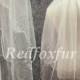 2T Ivory Bridal Veil Elbow Veil Fine Hand-beaded Crescent edge Wedding dress veil Wedding Accessories With comb
