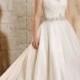 A Line Bodice Appliques Sheer Romantic Wedding Dress