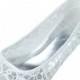 Elegant Peep Toe Lace Low Heel Bridal Shoes