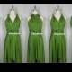 FREE BANDEAU knee length short grass olive green Convertible Dress Mint Green Infinity Dress Multiway Dress Wrap dress Light Tiffany Green