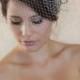 Wedding Birdcage Veil With Crystal Rhinestone Applique VI04