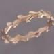 Twig Wedding Ring in 14k Rose Gold - Laurel Branch - Wreath Wedding Band - Recycled Rose Gold
