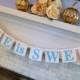 LOVE is SWEET Banner / Wedding Decorations /  Light Teal Bridal Shower Decorations / Candy Buffet Banner- Your Color choice