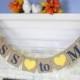 Navy and yellow Bridal Shower Decor/ MISS to MRS Bridal Shower Banner / Bachelorette Decor / wedding Banners / You Choose the Colors