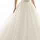 Sweetheart Crystal Pearls Ball Gown Wedding Dress