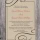 DIY Burlap Wedding Invitation Template Editable Word File Download Printable Rustic Wedding Invitation Black Invitation Elegant Invitation
