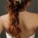 Gold Bridal Comb. Beaded Bridal Hair Piece. Bridal Headpiece {Julia}