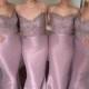 Cheap Sheer Bridesmaid Dresses 2016 Spring Summer Off Shoulder Applique Lace Full Length Mermaid Bridesmaid Dresses Custom Made Online with $84.66/Piece on Hjklp88's Store 