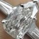 1.42ct Estate Vintage Pear Diamond Engagement Wedding Platinum Ring EGL USA