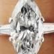 3.01ct Estate Vintage Marquise Diamond Engagement Wedding Platinum Ring EGL USA