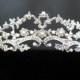 Pearl and rhinestone Bridal tiara, Wedding tiara, Bridal hair accessory, Bridal headband