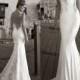 Best Selling 2015 Galia Lahav Summer White Lace Bare Back Wedding Dress Beach Bridal Gown Mermaid Sheer Straps Tiers Sweep-Train 2014 Online with $94.25/Piece on Hjklp88's Store 