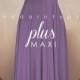 MAXI Plus Size Grape Bridesmaid Dress Convertible Dress Infinity Dress Multiway Dress Wrap Dress Twist Dress Maternity Dress Prom Dress