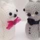 Crochet cats  amigurumi, Valentines Gift, Cats wedding couple, Crochet Cats Cake Topper, Animal Cake Topper