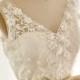 Lace Tulle Wedding Dress  Bridal Gown with Champagne Lining