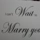 I can't wait to marry you card, wedding card, wedding day card to bride,  bride to groom card, wedding day