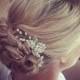 Sophia Hair Comb, Pearl Bridal Hair Comb, Bridal hairpiece, Wedding hair accessories, Bridal Headpieces, Silver Bridal Hair Jewelry