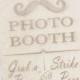 Photo Booth Sign Rustic  Chic Wedding Decor Photo Prop (Item Number 20204)