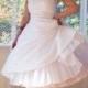 1950s Rockabilly Wedding Dress 'Lacey' with Lace Overlay, Sweetheart Neckline, Tea Length Skirt and Petticoat - Custom made to fit