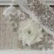 Customize Your Garter Set - Vintage Wedding Garter Set with a Rosette and Rhinestones on Comfortable Lace, Crystal Garter Set, Prom, Wedding