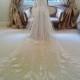 3 Meters Long Lace Wedding Veil With Comb
