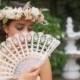 Wedding Lace Fan- Hand Held Fan- Handmade Lace Hand Fan- Folding Hand Fan- Spanish Wedding Fan- Bridal Fan- Wedding Prop- Mother Of Bride