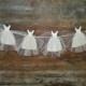 Bride Gown Banner, Bunting, Garland - Wedding, Bridal Shower