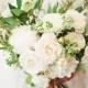 Ivory And Green Bouquet