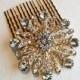 Winter Wedding, christmas hair accessories,Gold hair Comb, Art Deco hair comb,snowflake comb,rose gold,comb Mid Century christmas
