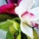 WEDDING HAIR ACCESSORY - Silk Hair flower, Orchid Hair clip, Beach Wedding, Fascinator, Tropical flowers, Headpiece, Custom Bridal flowers