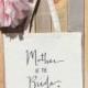 Mother of the Bride Wedding Tote Bag