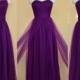 Long Convertible Bridesmaid Dress, Purple Bridesmaid Dress, Floor Length Tulle Prom Dresses Lace up bridesmaid dress