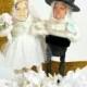 Custom Wedding Cake Topper Spun Cotton Paper Moon